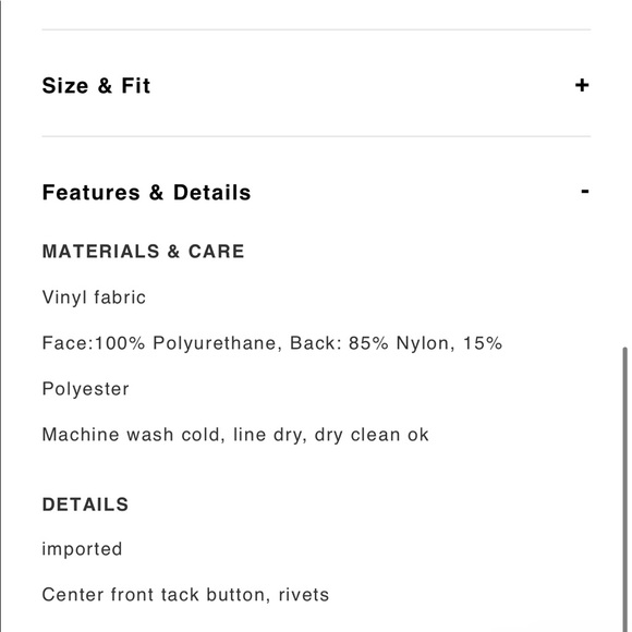 NWT rag & bone Super High Waist Skinny Vinyl Pants - Picture 10 of 16